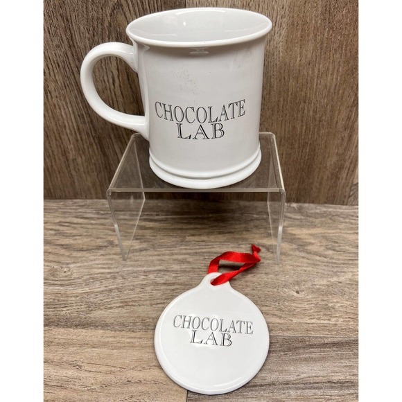 Xpres 3D Best Friend Originals Coffee Mug & Ornament Chocolate Lab Dog Porcelain - Picture 2 of 3
